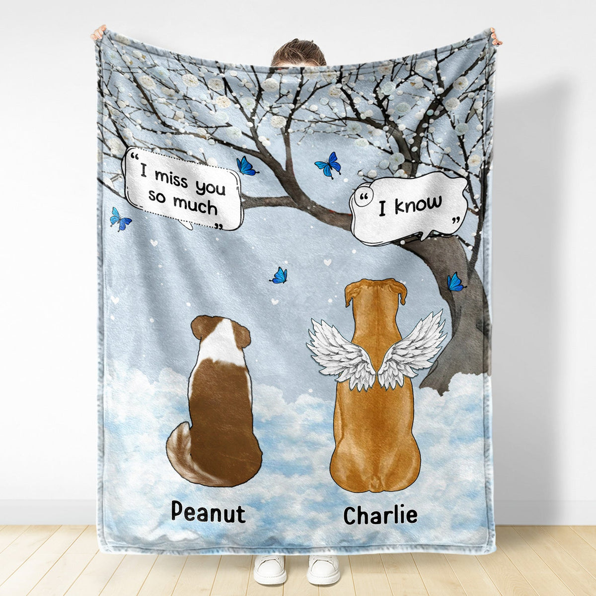 They Still Talk About You Bright - Gift For Pet Lovers - Personalized Fleece Blanket, Sherpa Blanket