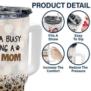 Cat Mom Crazy Cat Lady - Gift For Cat Lovers, Cat Mom - Personalized 40oz Tumbler With Straw