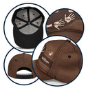 Father's Day Gifts, Grandpa Dad Kids Handprints - Personalized Classic Cap