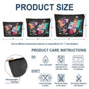 All My Travel Crap World Map - Personalized Cosmetic Bag