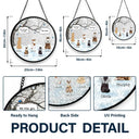 They Still Talk About You Memorial - Personalized Stained Glass Window Hanging Suncatcher