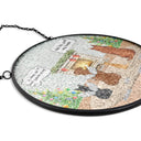 They Still Talk About You Cozy House Memorial - Personalized Stained Glass Window Hanging Suncatcher