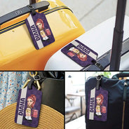 Travel, Gift For Yourself, Gift For Women, Gift For Men - Travel Is My Taherapy Travel Lover Y2K - Personalized Luggage Tag