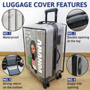 Travel, Gift For Yourself, Gift For Women, Gift For Men - Collect Moments Not Things Travel Lover Y2K - Personalized Clear Luggage Cover