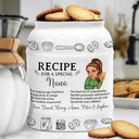 Recipe For A Special Grandma Mom - Personalized Cookie Jar
