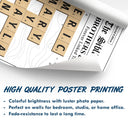 Gift For Sibling,Gift For Sisters,Gift For Brothers,Christmas,Happy - Crossword The Siblings Times - Personalized Poster