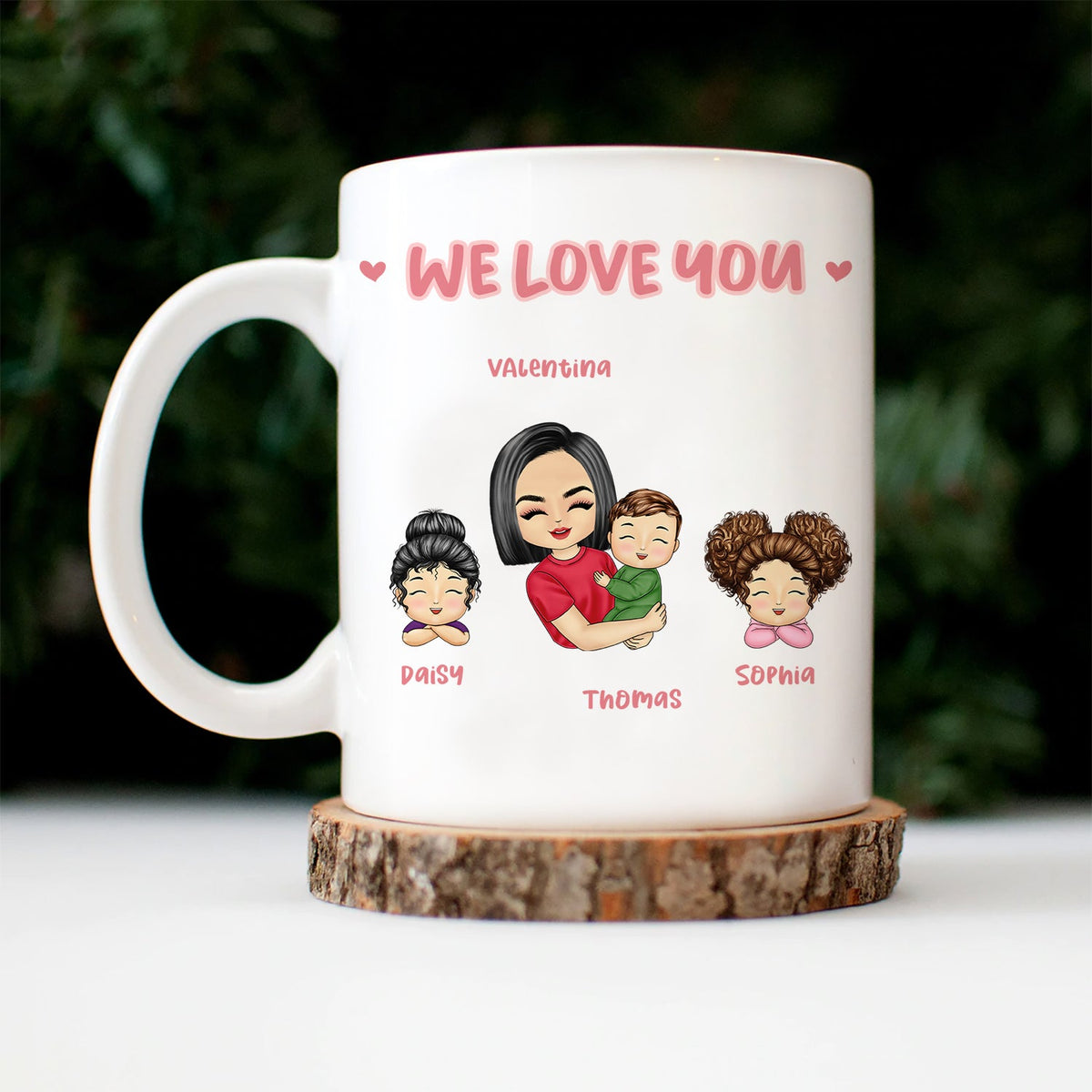 The World's Best Mom Grandma - Gift For Mother, Grandmother - Personalized Mug