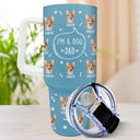 Custom Photo I'm A Dog Person - Gift For Dog Mom, Dog Dad, Dog Lovers - Personalized 40oz Tumbler With Straw