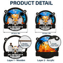 Another Day In Paradise - Personalized Window Hanging Suncatcher Ornament