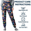 Custom Photo Christmas Family Pet Face - Personalized Sweatpants
