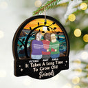 Gift For Bestie - Old Besties Limitless Laugh Countless Memories Endless Friendship - Personalized 2-Layered Mix Ornament