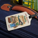 Gift For Women, Travel, Gift For Men, Gift For Yourself - Just A Girl Boy Who Loves Traveling Vintage Style - Personalized Luggage Tag