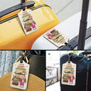 Gift For Women, Travel, Gift For Men, Gift For Yourself - Just A Girl Boy Who Loves Traveling Vintage Style - Personalized Luggage Tag