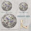Memorial,Sad,Family - Memorial My Mind Still Talks To You - Personalized 2-Layered Wooden Plaque With Stand