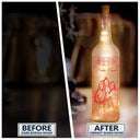 Gift For Bestie,Old Best friends,Gift For Sisters,Custom Photo,Happy - Custom Photo Pencil Sketch A True Friendship Is A Journey Without An End - Personalized Bottle Light