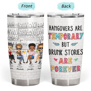 Friendships Must Be Built On A Solid Foundation Best Friends - Bestie BFF Gift - Personalized Custom Tumbler
