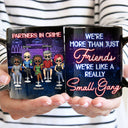 Partners In Crime Just Remember If We Get Caught Best Friends - Bestie BFF Gift - Personalized Custom Black Mug