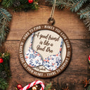 A Good Friend Is Like A Good Bra - Christmas Gifts For Best Friends, Besties - Personalized 2-Layered Wooden Ornament