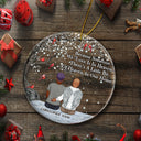 I'm Always With You - Christmas, Memorial Gift For Family, Friends - Personalized Circle Acrylic Ornament