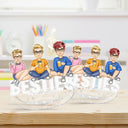 Cartoon Bestie - Birthday, Loving Gift For Friend, Sister, Brother - Personalized Acrylic Shaking Stand