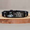 Custom Photo Daddy I Know We Haven't Met Yet - Gift For Dad, Father, New Parents - Personalized Engraved Bracelet