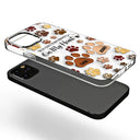 You Left Paw Prints - Memorial Gift For Dog Lovers, Cat Lovers - 3D Inflated Effect Printed, Personalized Clear Phone Case