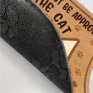 All Visitors Must Be Approved By The Cats - Personalized Doormat