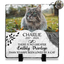 Custom Photo We Loved You With All Our Heart - Personalized Rectangle Memorial Garden Stone