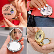 Nurse,Gift For Women,Gift For Men,Happy,Gift For Yourself,Icon,Proud - Never Forget The Reason You Became A Nurse - Personalized Compact Mirror
