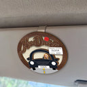Happy, Gift For Yourself - New Driver - Personalized Custom Shaped Car Visor Clip