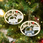 Gift For Yourself, Women, Men - New Driver Christmas - Personalized Wooden Cutout Ornament