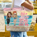 Gift For Bestie,Best friends' Hobby,Summer,Beach - Oh Ship, It’s A Girl’s Trip - Personalized Beach Bag