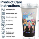 Gift For Women, Gift For Bestie, Beach, Summer, Happy - Oh Sip! It's A Girls' Trip Summer - Personalized Aluminum Color Changing Cup