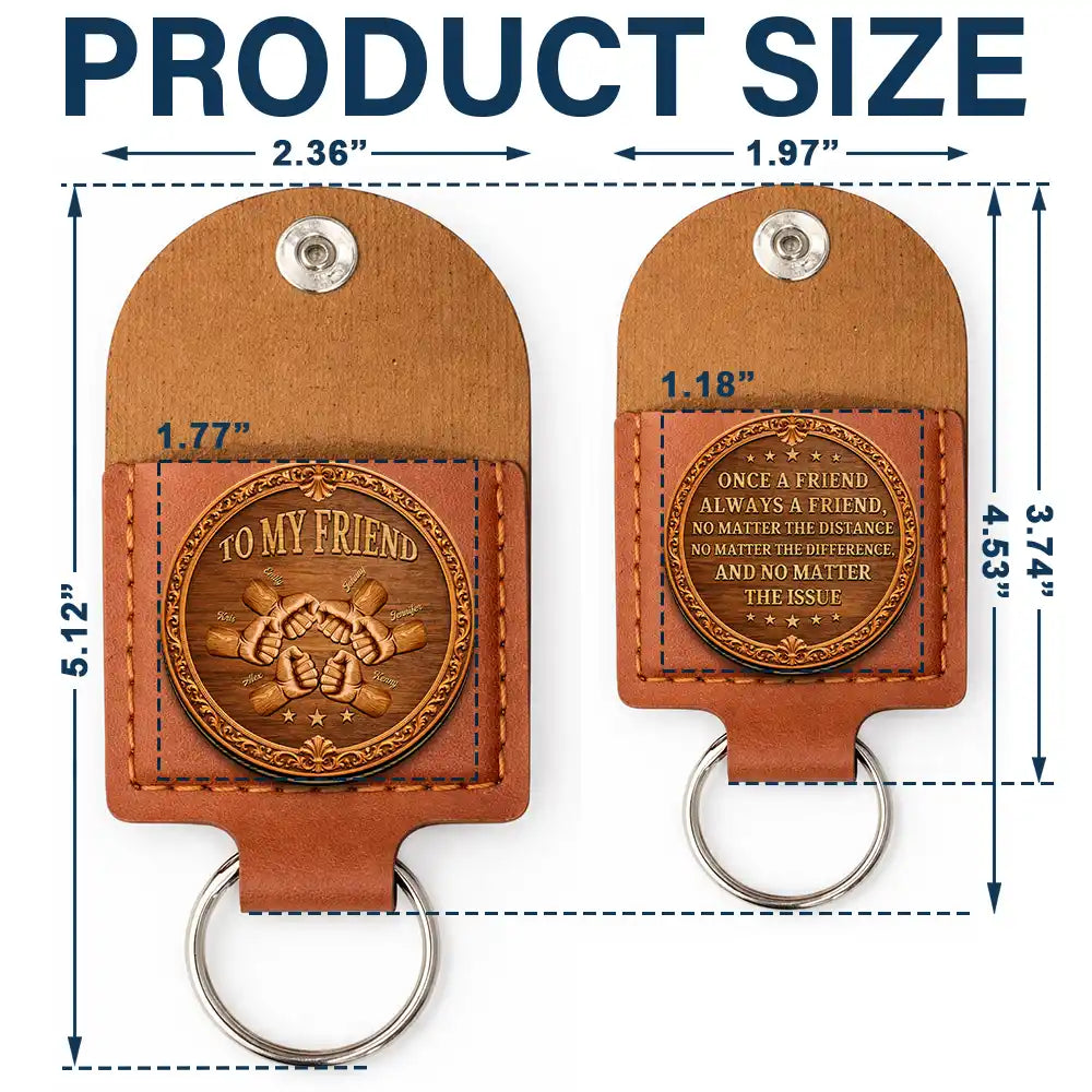 Gift For Brothers,Cousin,Gift For Bestie,Happy - Once A Brother Always A Brother Wood Carving Hand Punch - Personalized Wooden Pocket Hug