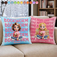 Christmas,Cozy,Reading,Gift For Yourself,Vector - One More Chapter Book Lovers - Personalized Pillow