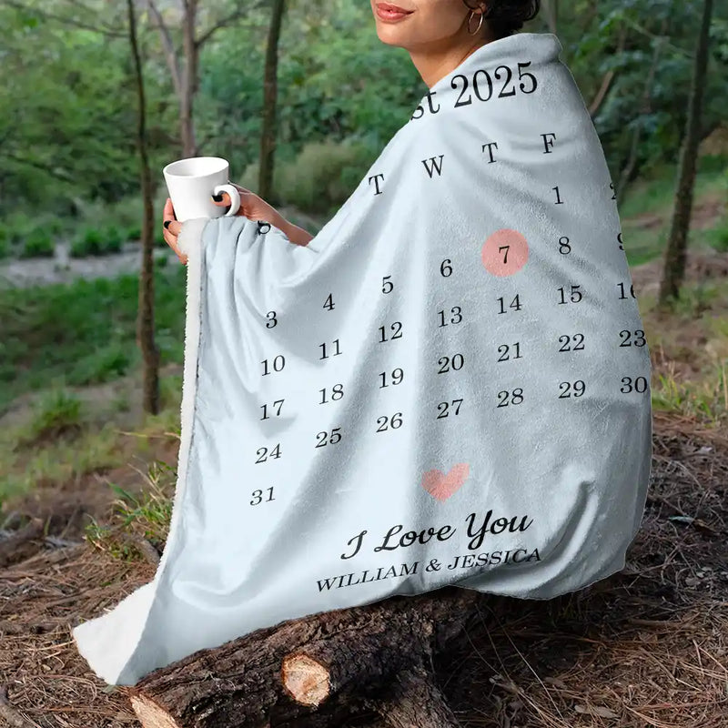 Gift For Couples,Gift For Husband,Gift For Wife,Old Couples,Parents,Gift For Mother,Gift For Father,Gift For Sibling,Gift For Sisters,Gift For Brothers,Family,Love - Our Love Keepsake - Personalized Fleece Blanket, Sherpa Blanket