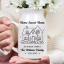 Gift For Couples,Family,Gift For Yourself - Our New Home Housewarming Gifts - Personalized Ceramic Flower Vase