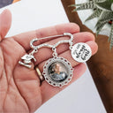 Custom Photo Graduation Walking Beside You Memorial - Personalized Graduation Tassel Pin