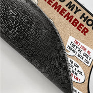 Cartoon Dogs Walking When Visiting Our House Please Remember - Gift For Dog Lovers - Personalized Doormat