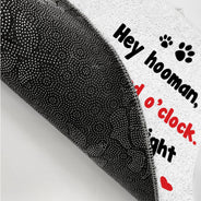 Custom Photo Feed Us Right Meow - Gift For Cat Lovers - Personalized Doormat