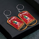 No Returns Or Refunds - Anniversary Gift For Spouse, Lover, Couple, Husband, Wife, Girlfriend, Boyfriend - Personalized Aluminum Keychain