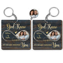 Custom Photo Couple My Heart Needed You - Anniversary Gift For Couples, Spouse, Lovers, Wife, Husband, Girlfriend, Boyfriend - Personalized Wooden Keychain