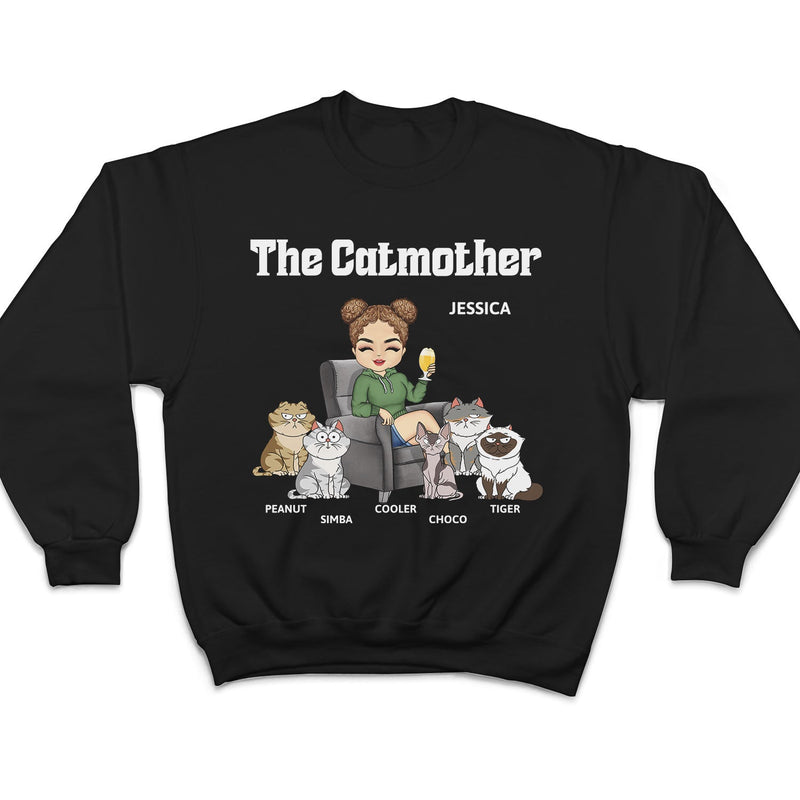 The Cat Mother - Gift For Cat Moms, Cat Lovers, Women, Yourself - Personalized T Shirt