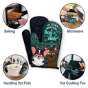 The Secret Ingredient Is Dog Hair - Gift For Dog Lovers - Personalized Oven Mitts, Pot Holders