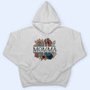Floral Mama Nana Title - Birthday, Loving Gift For Mother, Mom, Grandma, Grandmother - Personalized T Shirt
