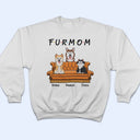 Fur Mama - Gift For Fur Mom, Dog Mom, Cat Mom - Personalized T Shirt