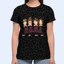 Leopard Mama Title - Birthday, Loving Gift For Mom, Mother, Grandma, Grandmother - Personalized Full Print T Shirt
