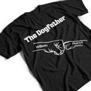Paws And Human Fist Bump The Dog Father - Personalized T Shirt
