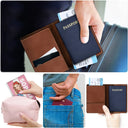Turban Woman Traveling Around The World - Personalized Passport Cover, Passport Holder