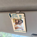 Custom Photo You & Me We Got This - Personalized Custom Shaped Car Visor Clip